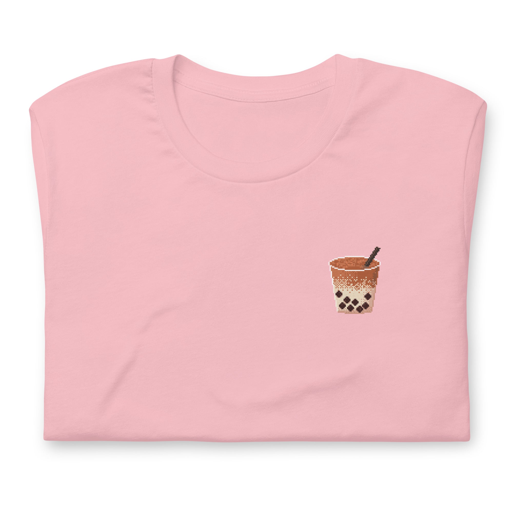 Pixel Boba | Unisex t-shirt | Cozy Gamer Threads and Thistles Inventory Pink S