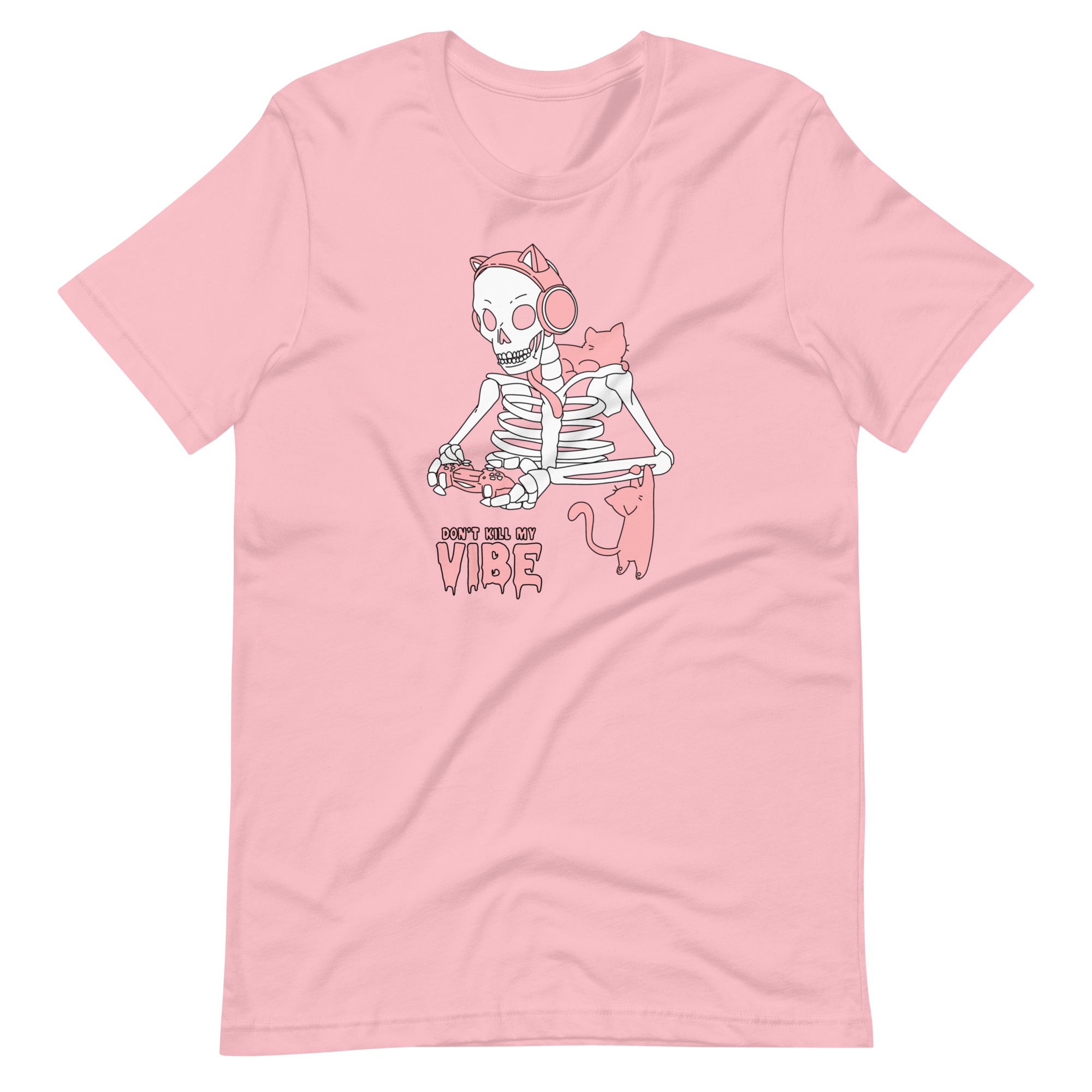 Don't Kill my Vibe | Fall Unisex t-shirt Threads & Thistles Inventory Pink S
