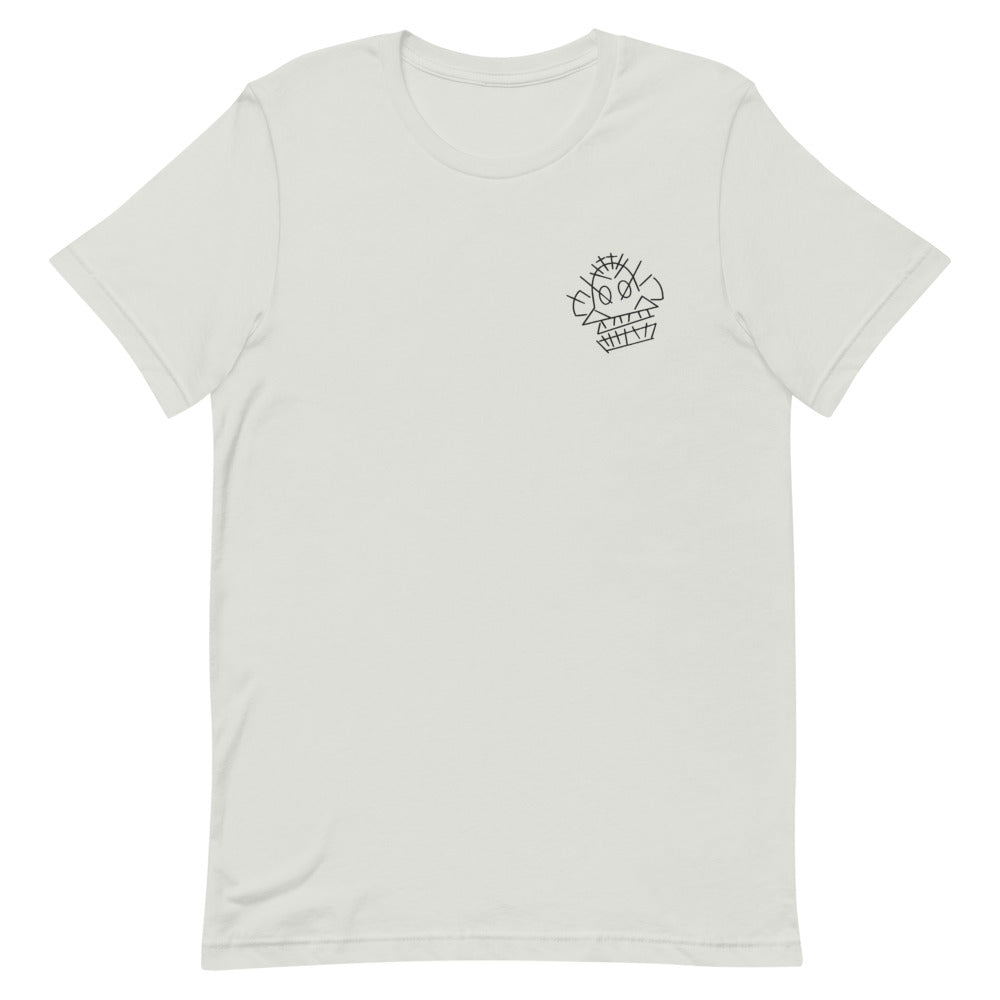 Jinx Monkey | Short-sleeve unisex t-shirt | League of Legends Threads and Thistles Inventory Silver S