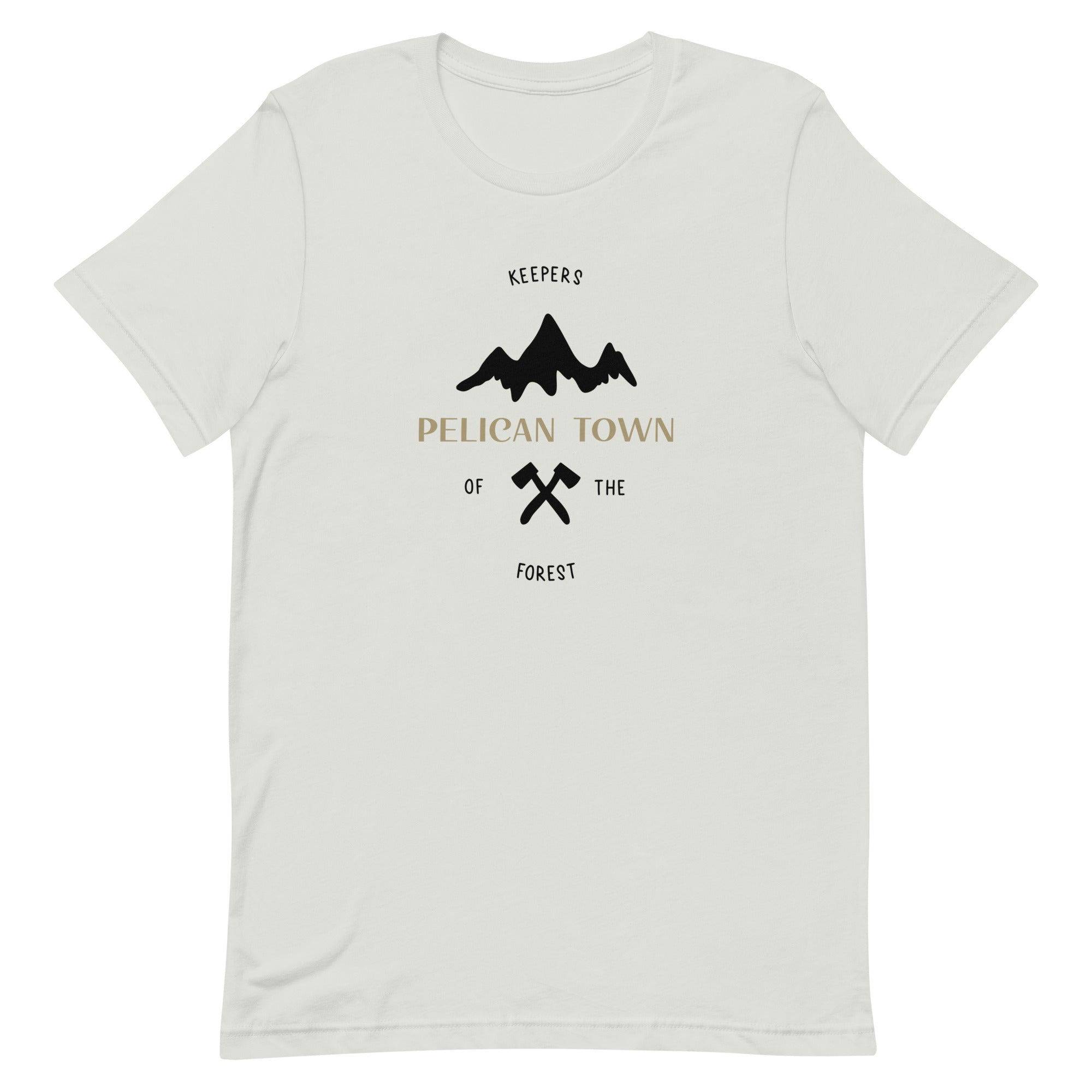 Pelican Town | Unisex t-shirt | Stardew Valley Threads and Thistles Inventory Silver S