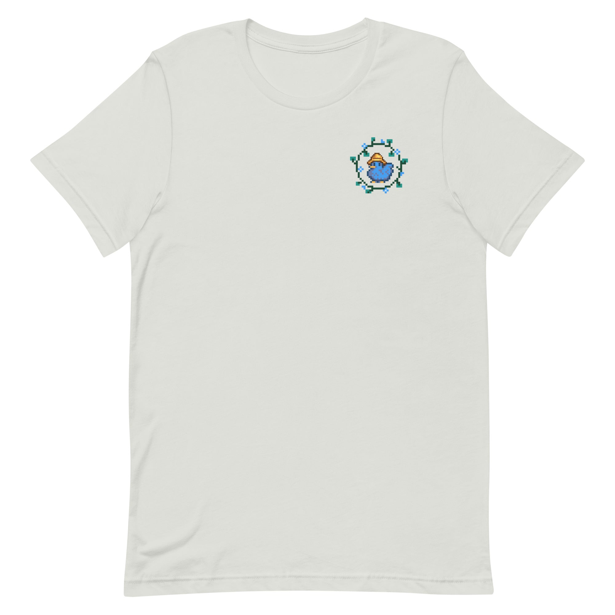 Blue Chicken | Unisex t-shirt | Stardew Valley Threads and Thistles Inventory Silver S