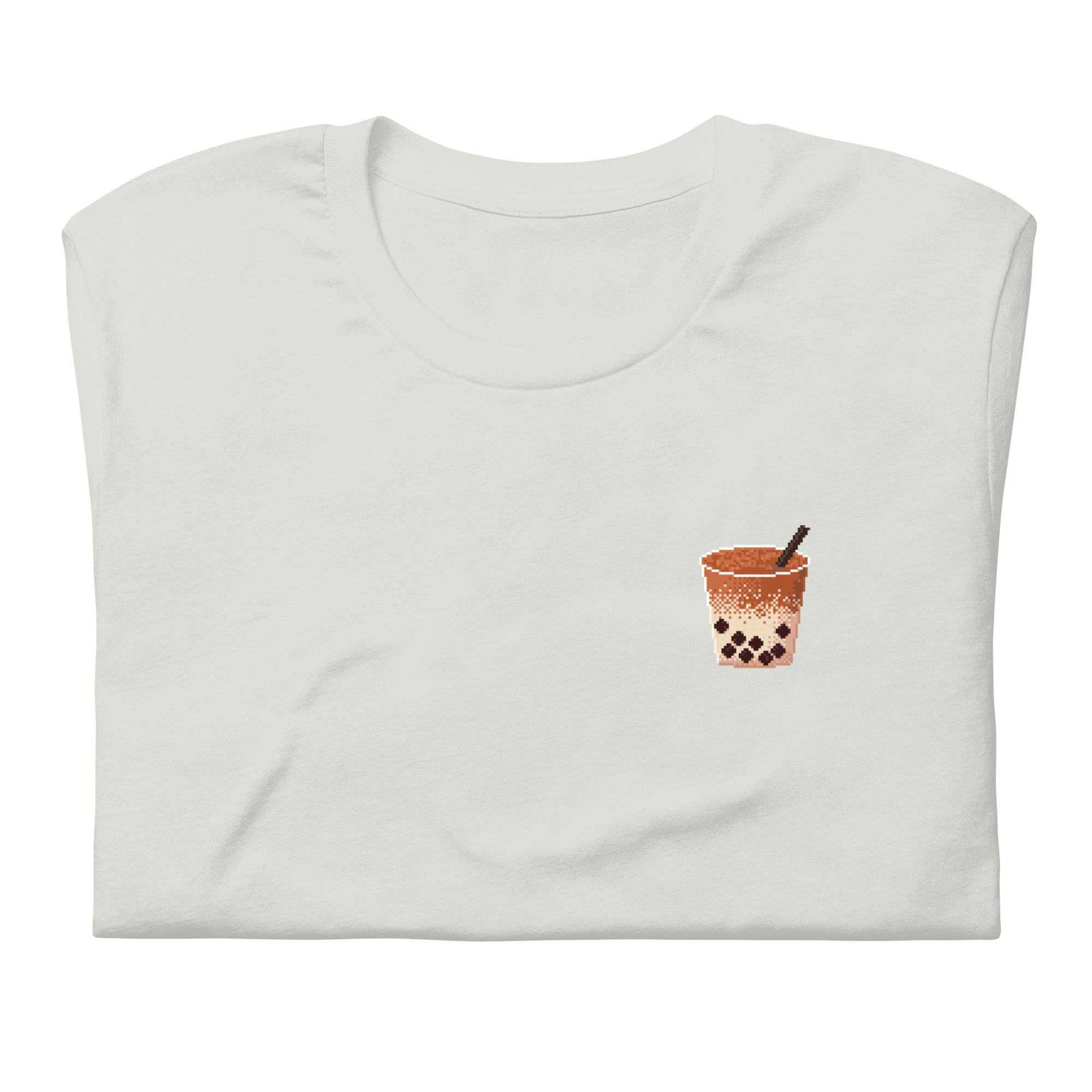 Pixel Boba | Unisex t-shirt | Cozy Gamer Threads and Thistles Inventory Silver S