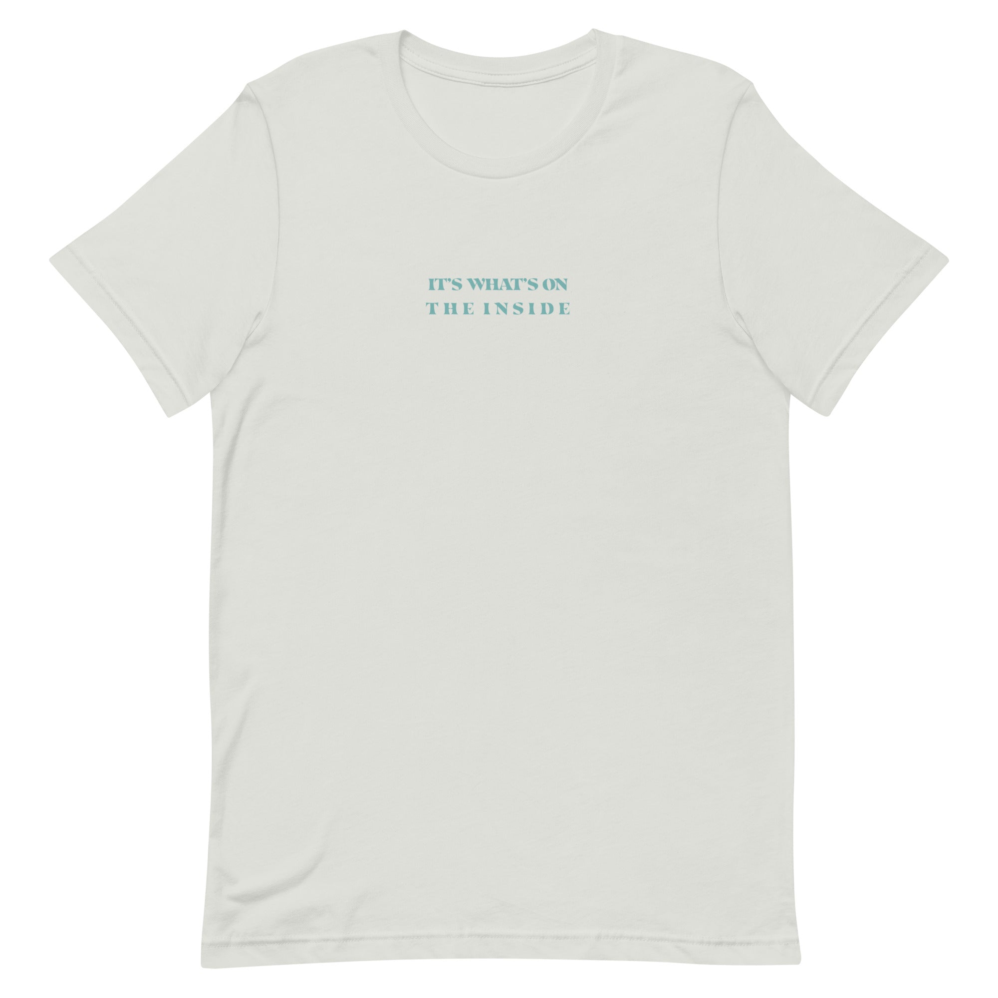 On The Inside | Front & Back Unisex T-Shirt T-Shirt Threads and Thistles Inventory Silver S