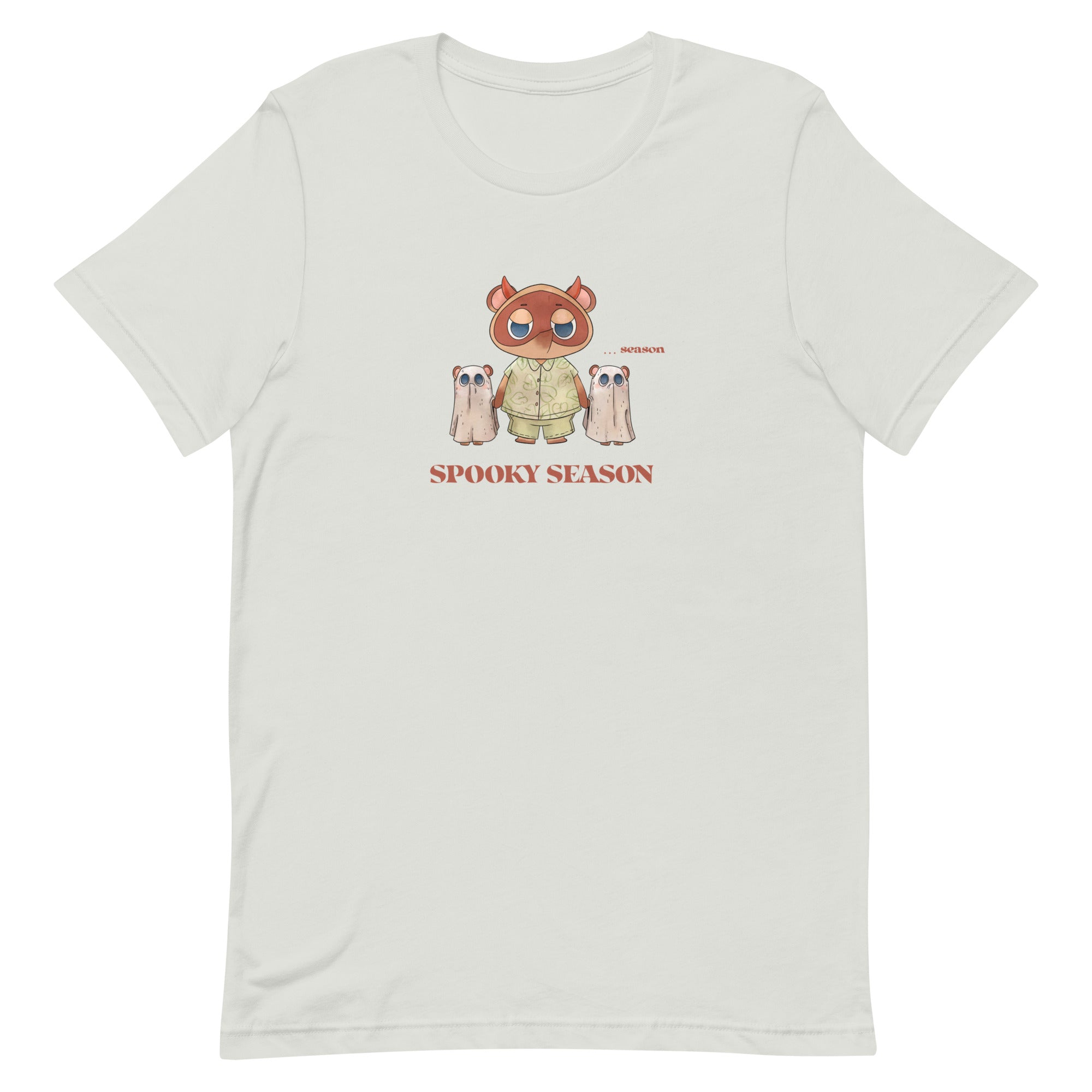 Spooky Season | Unisex t-shirt | Animal Crossing Fall Cozy Gamer Threads & Thistles Inventory Silver S