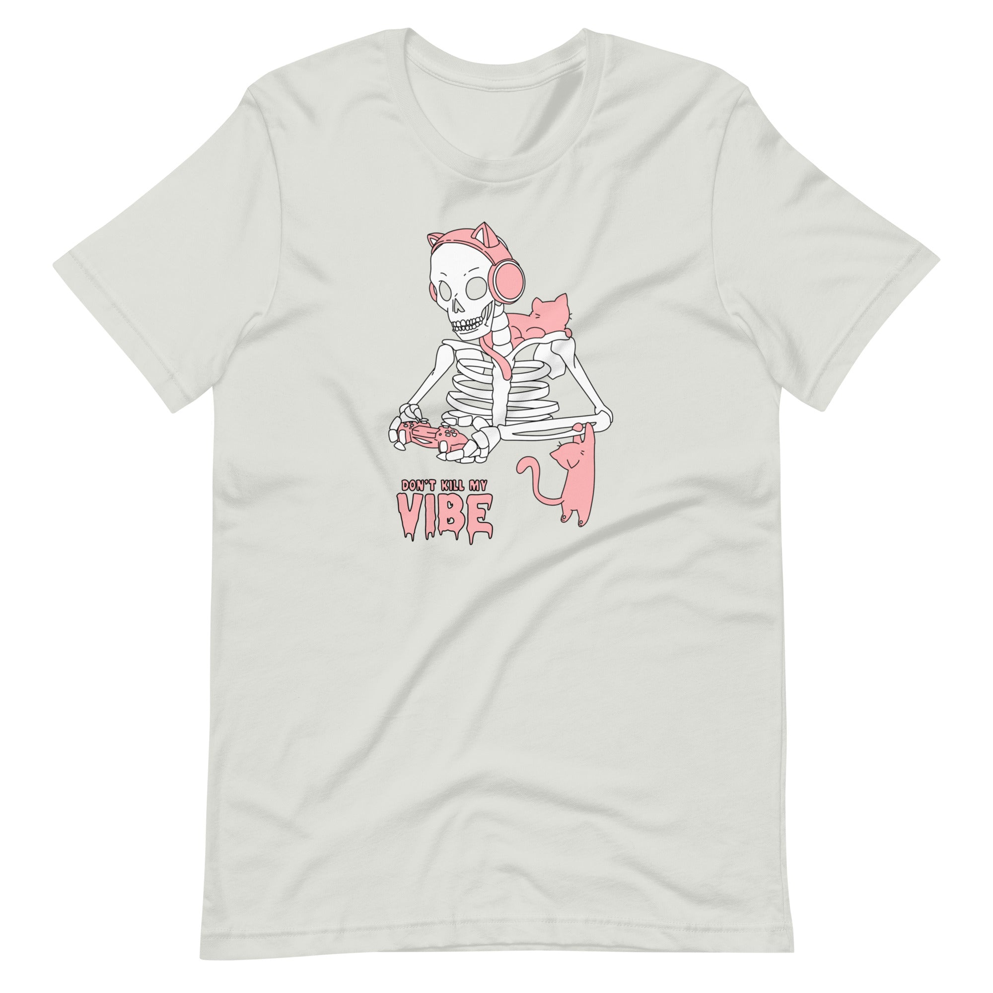 Don't Kill my Vibe | Fall Unisex t-shirt Threads & Thistles Inventory Silver S