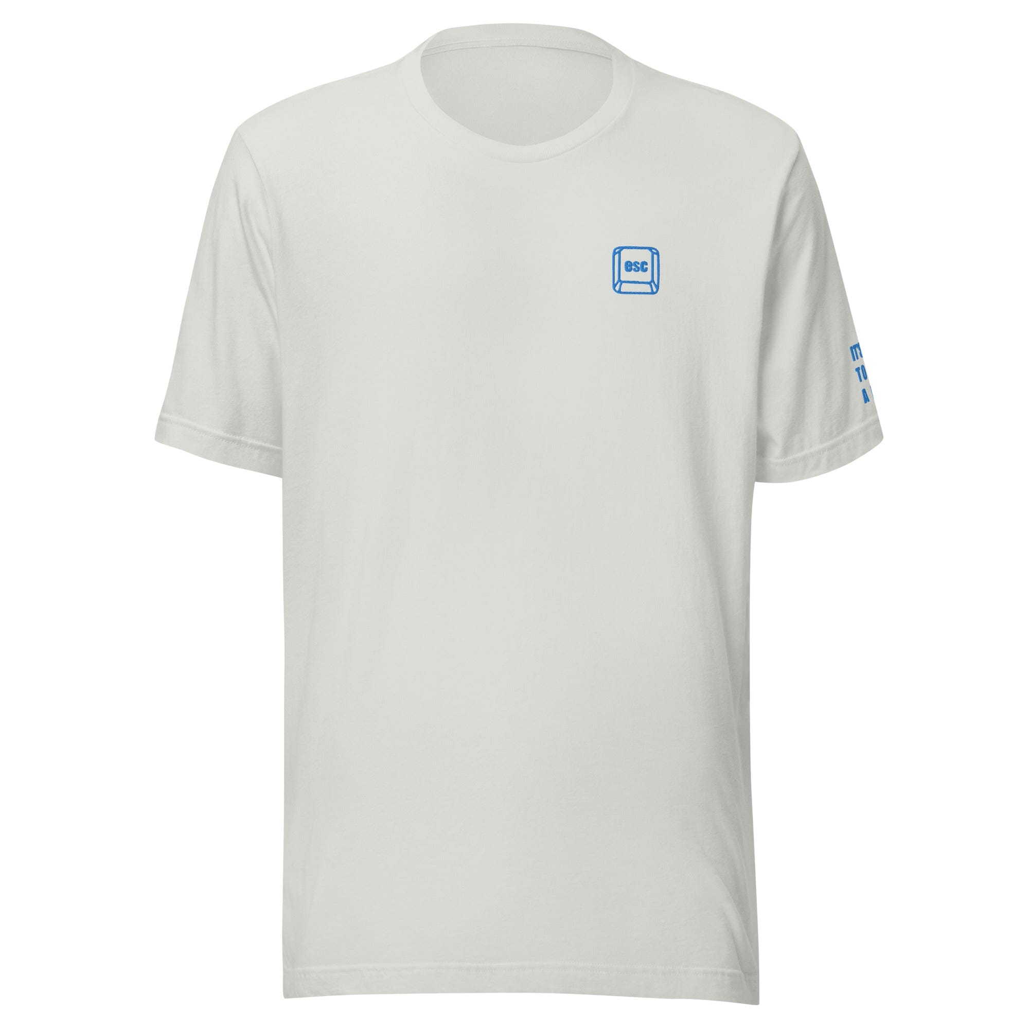 It’s Ok to be AFK | Embroidered Unisex t-shirt | Gamer Affirmations Threads & Thistles Inventory Silver S