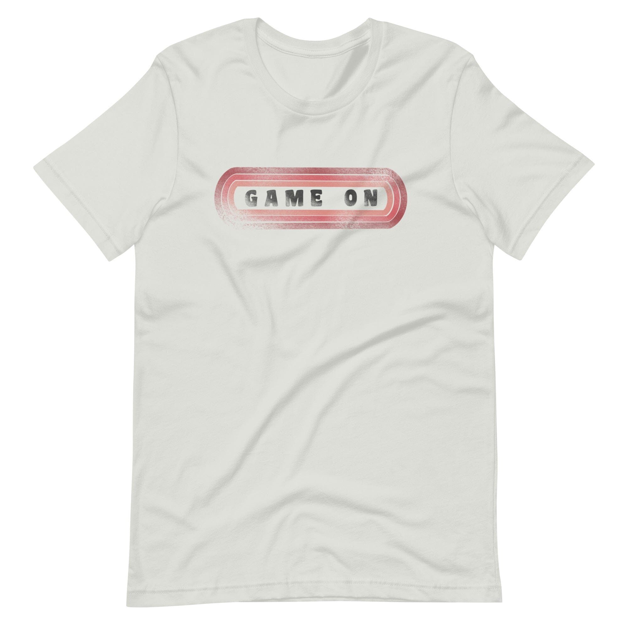 Game On | Unisex t-shirt Retro Gaming Threads & Thistles Inventory Silver S