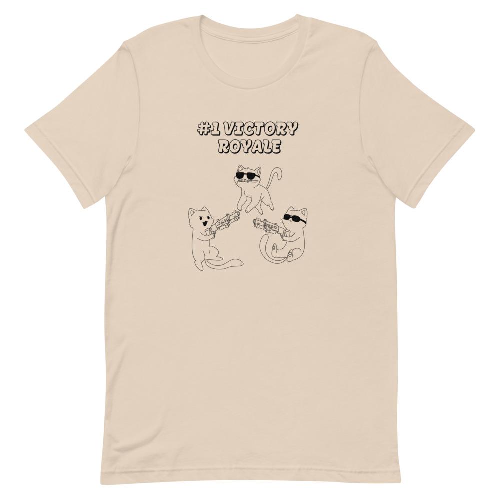 Victory Royale | Short-Sleeve Unisex T-Shirt | Fortnite Threads and Thistles Inventory Soft Cream S