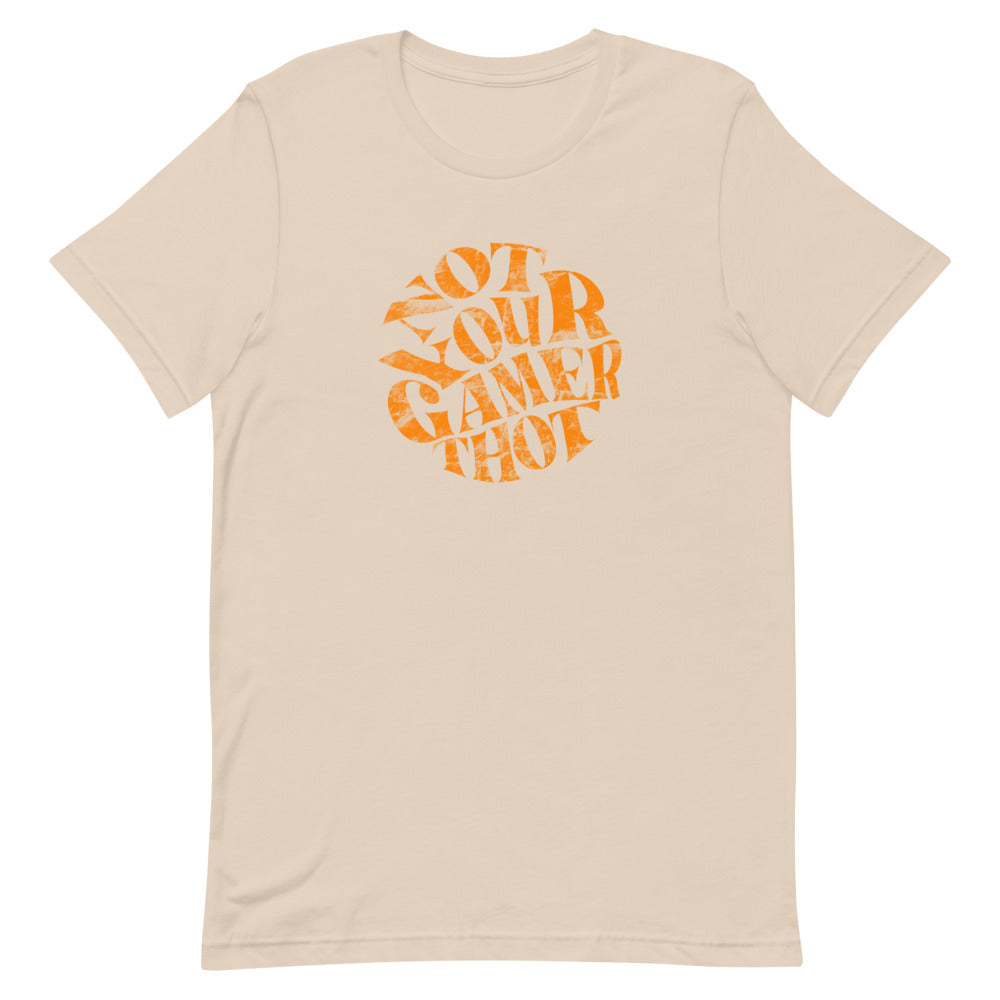 Not Your Gamer Thot | Short-sleeve unisex t-shirt | Feminist Gamer Threads and Thistles Inventory Soft Cream XS