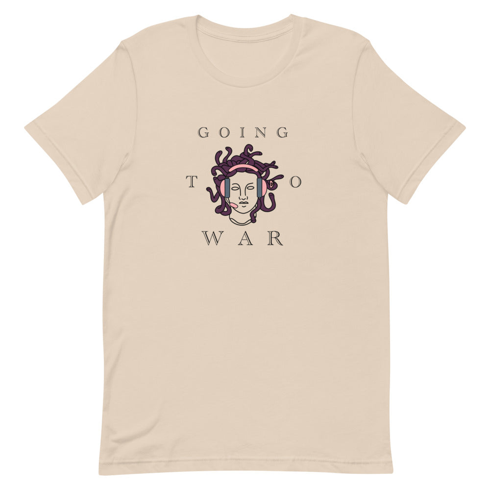 Going to War | Short-sleeve Unisex T-Shirt | Feminist Gamer Threads and Thistles Inventory Soft Cream XS