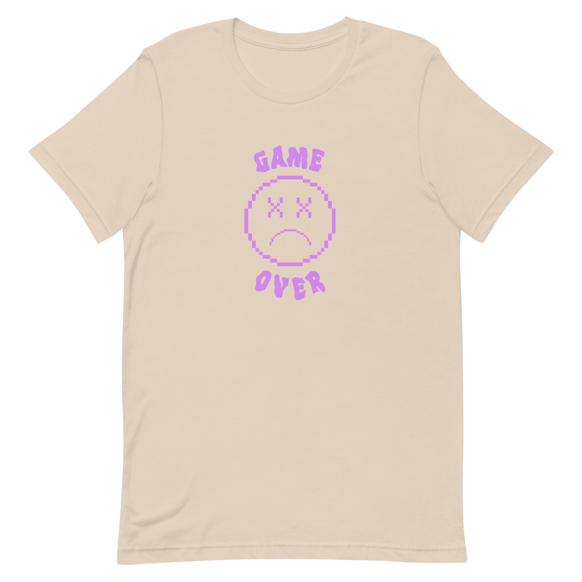 Game Over Smiley | Unisex t-shirt Threads and Thistles Inventory Soft Cream XS