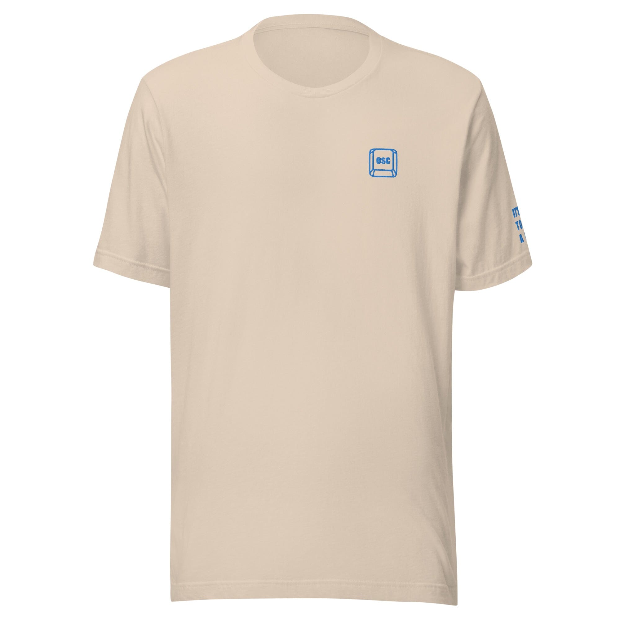 It’s Ok to be AFK | Embroidered Unisex t-shirt | Gamer Affirmations Threads & Thistles Inventory Soft Cream XS