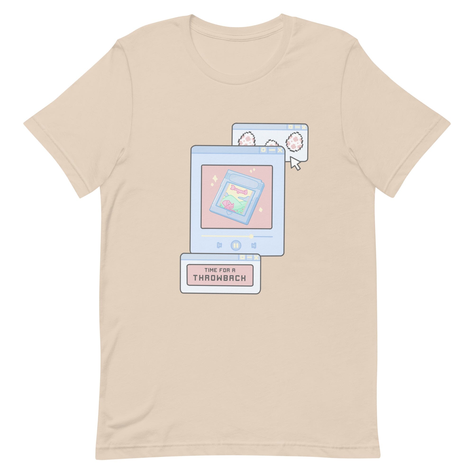 Time for a Throwback | Unisex t-shirt | Retro Gaming Threads & Thistles Inventory Soft Cream XS
