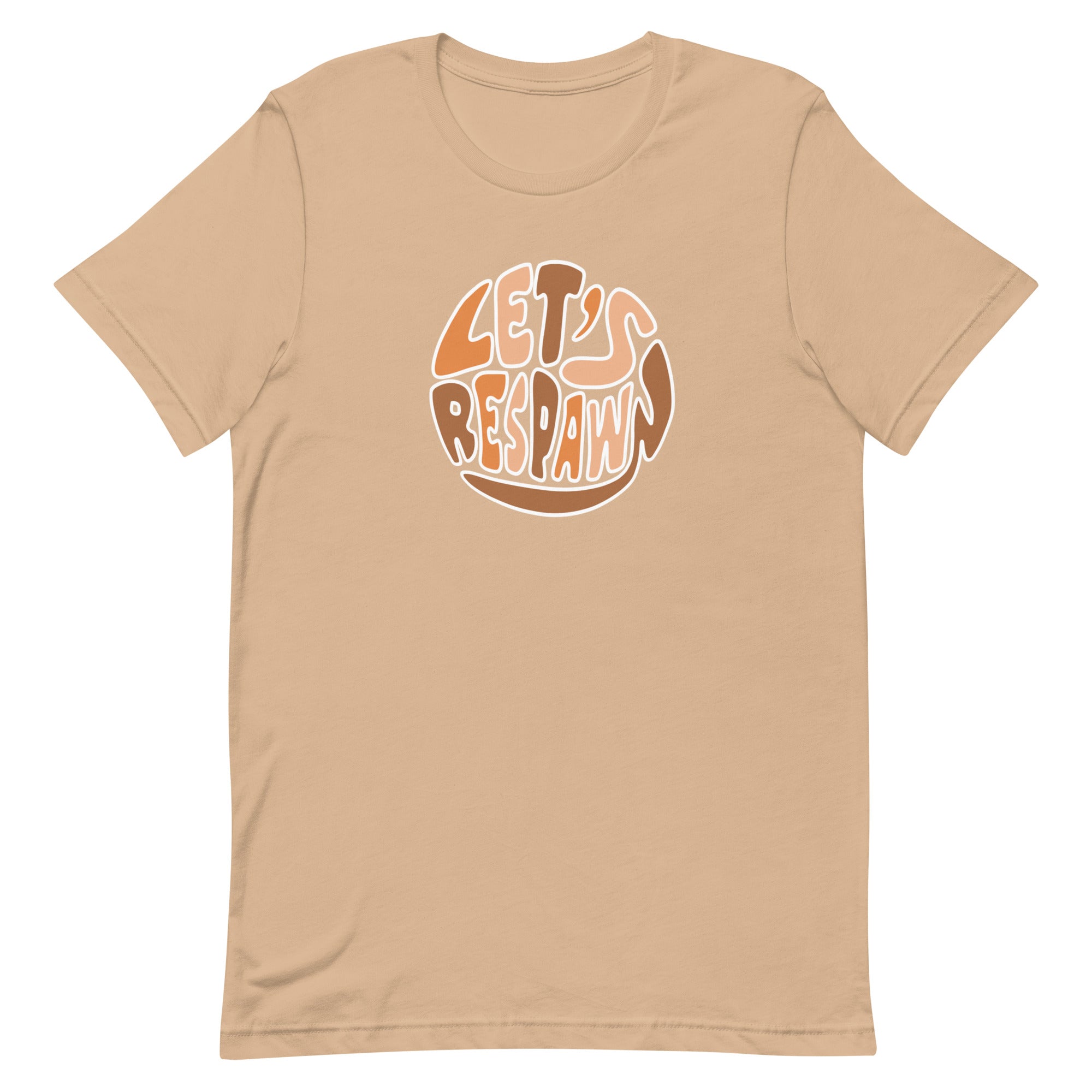 Let's Respawn | Unisex t-shirt Threads and Thistles Inventory Tan XS
