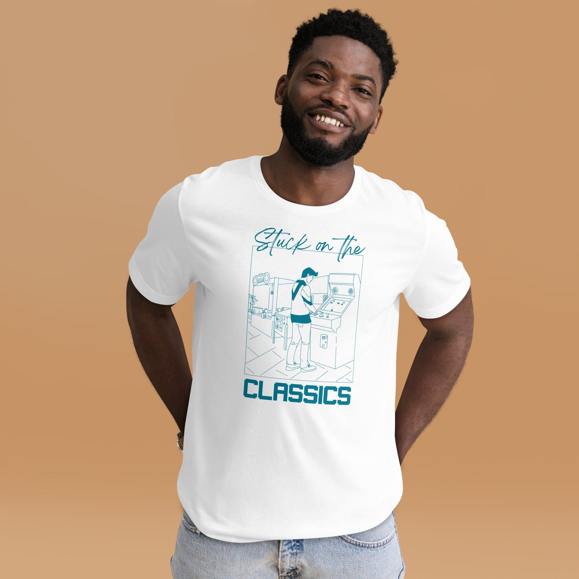 Stuck on the Classics | Unisex t-shirt | Retro Gaming Threads & Thistles Inventory 