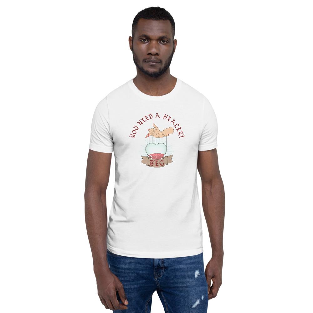 Beg | Short-Sleeve Unisex T-Shirt | FPS/TPS Threads and Thistles Inventory