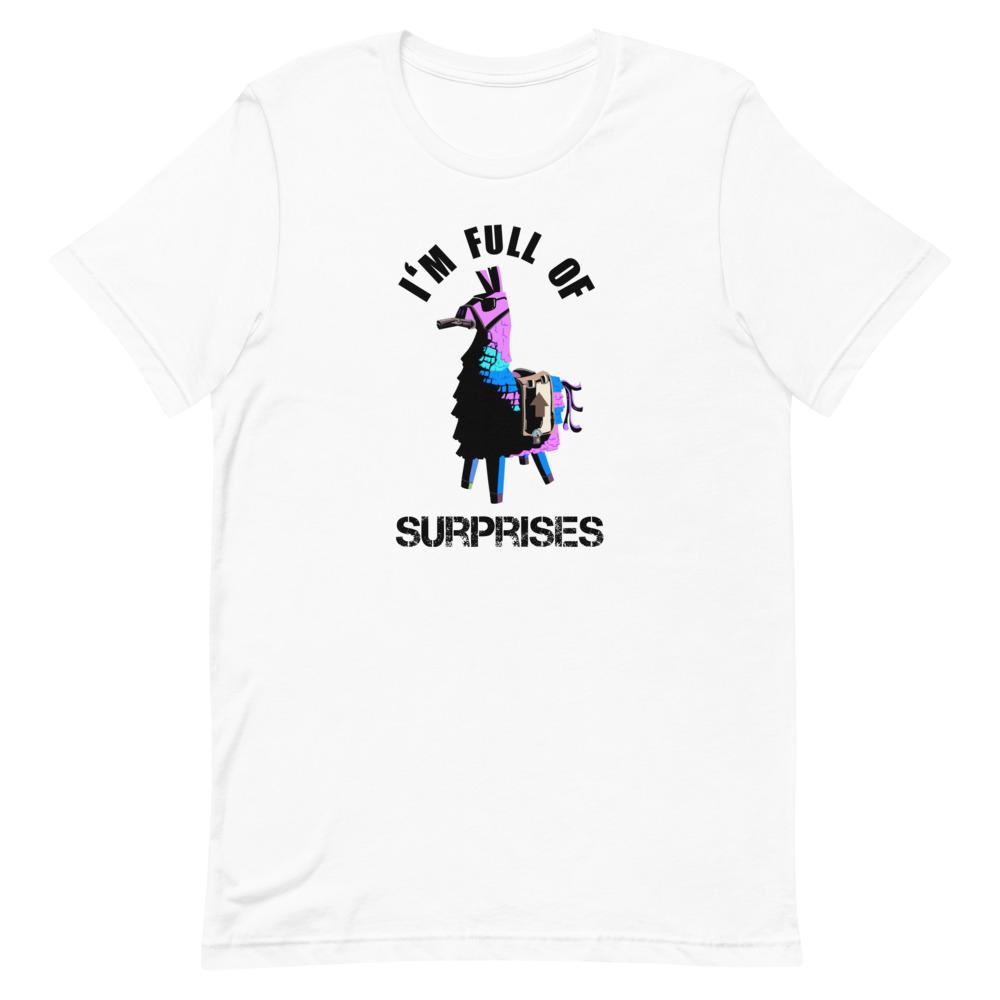 Full of Surprises | Short-Sleeve Unisex T-Shirt | Fortnite Threads and Thistles Inventory White XS
