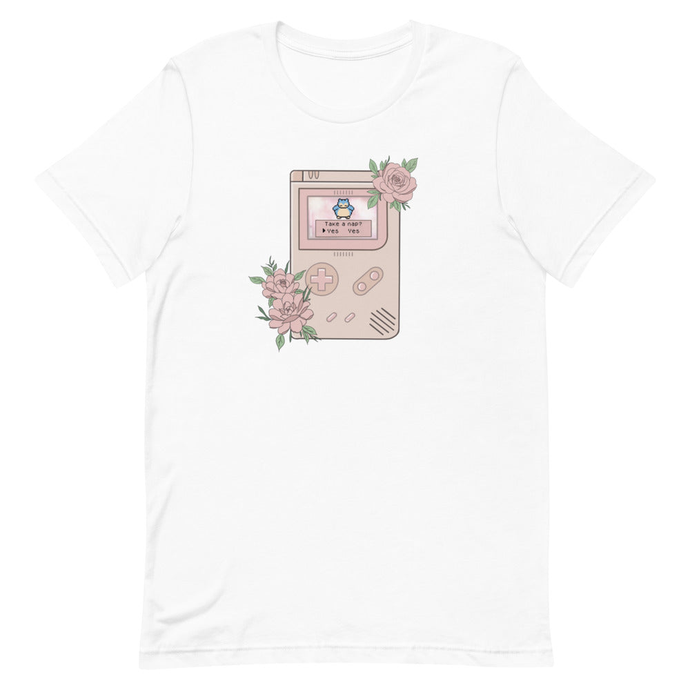 Take a Nap? | Short-Sleeve Unisex T-Shirt | Pokemon Threads and Thistles Inventory White XS