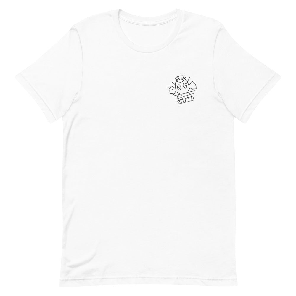 Jinx Monkey | Short-sleeve unisex t-shirt | League of Legends Threads and Thistles Inventory White XS