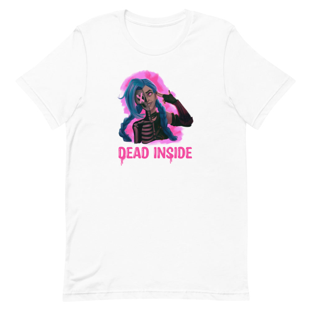 Dead Inside | Short-sleeve unisex t-shirt | League of Legends Threads and Thistles Inventory White XS 