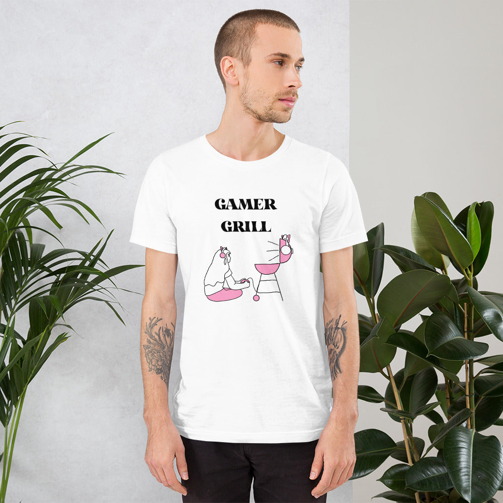 Gamer Grill | Short-sleeve unisex t-shirt | Feminist Gamer Threads and Thistles Inventory