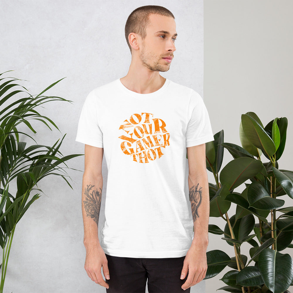 Not Your Gamer Thot | Short-sleeve unisex t-shirt | Feminist Gamer Threads and Thistles Inventory