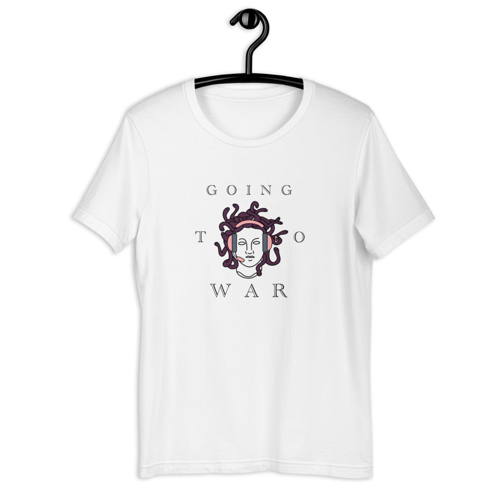 Going to War | Short-sleeve Unisex T-Shirt | Feminist Gamer Threads and Thistles Inventory