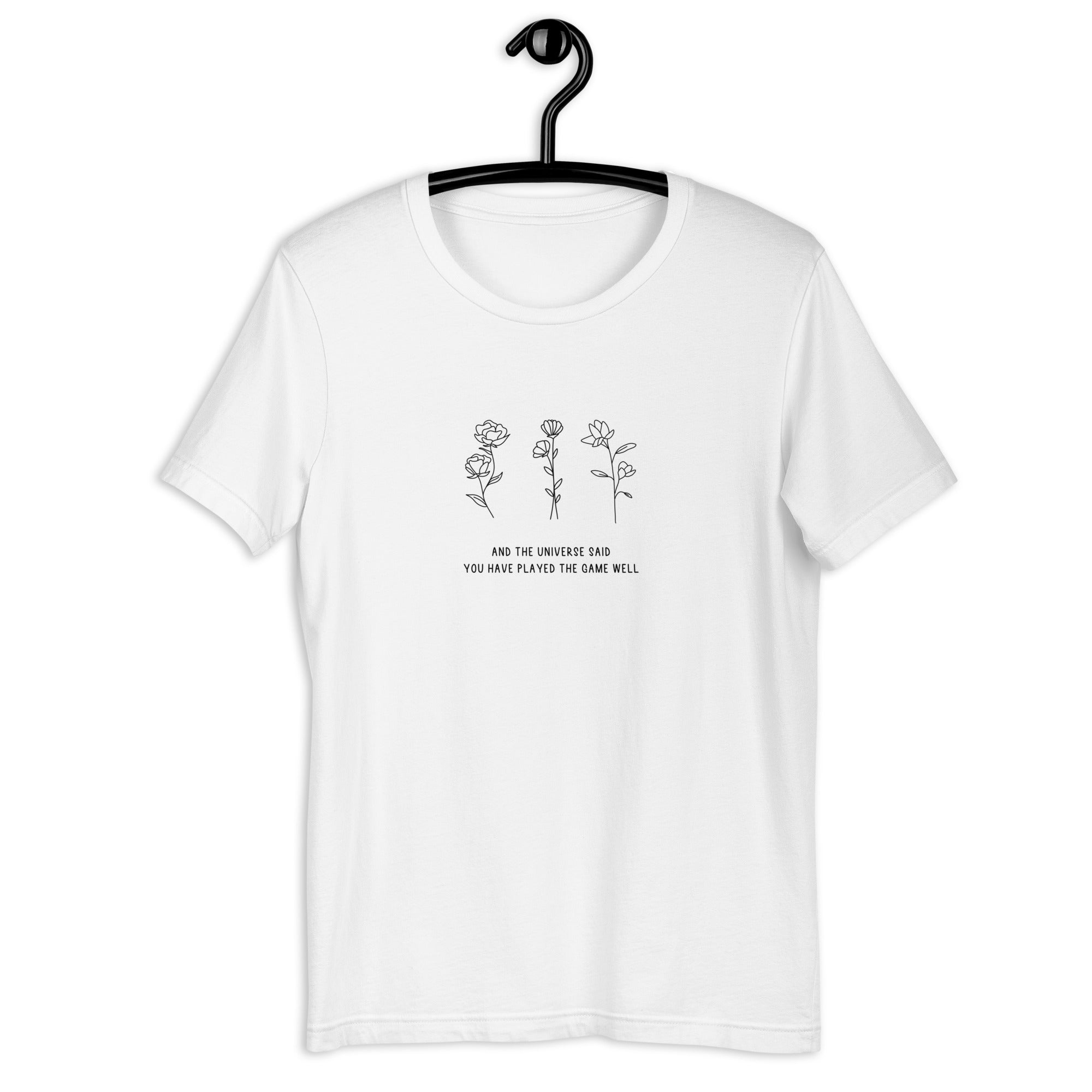 You Have Played the Game Well | Unisex t-shirt | Minecraft Threads and Thistles Inventory