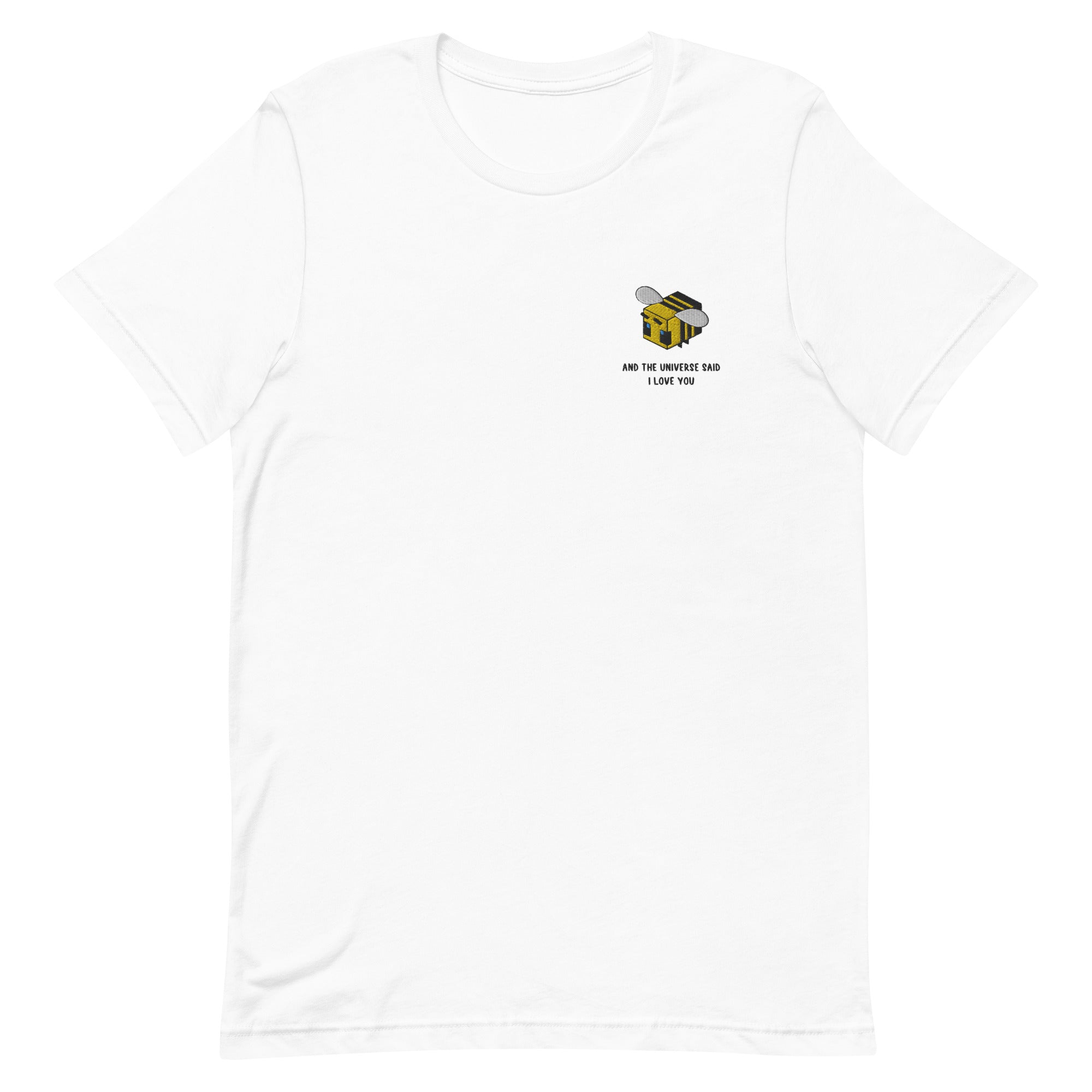 The Universe Said I Love You | Unisex t-shirt | Minecraft Threads and Thistles Inventory White XS