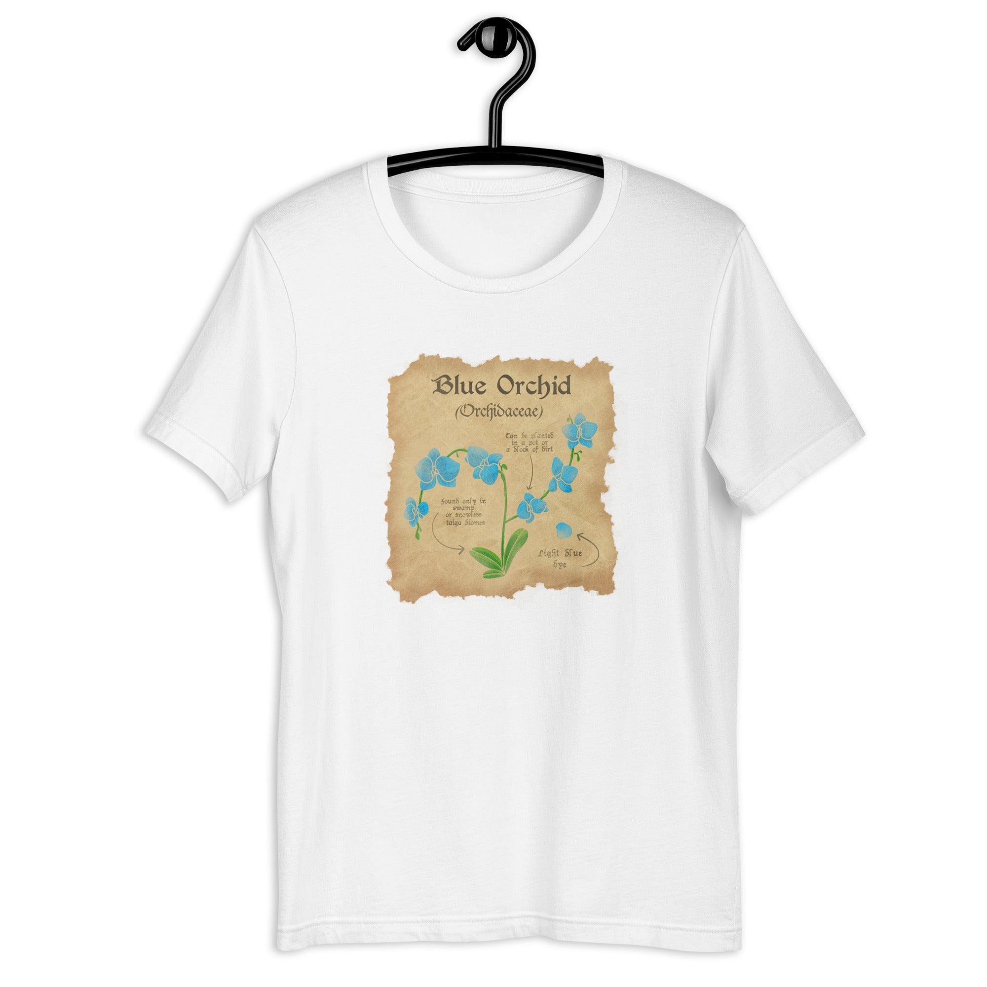 Blue Orchid | Unisex t-shirt | Minecraft Threads and Thistles Inventory