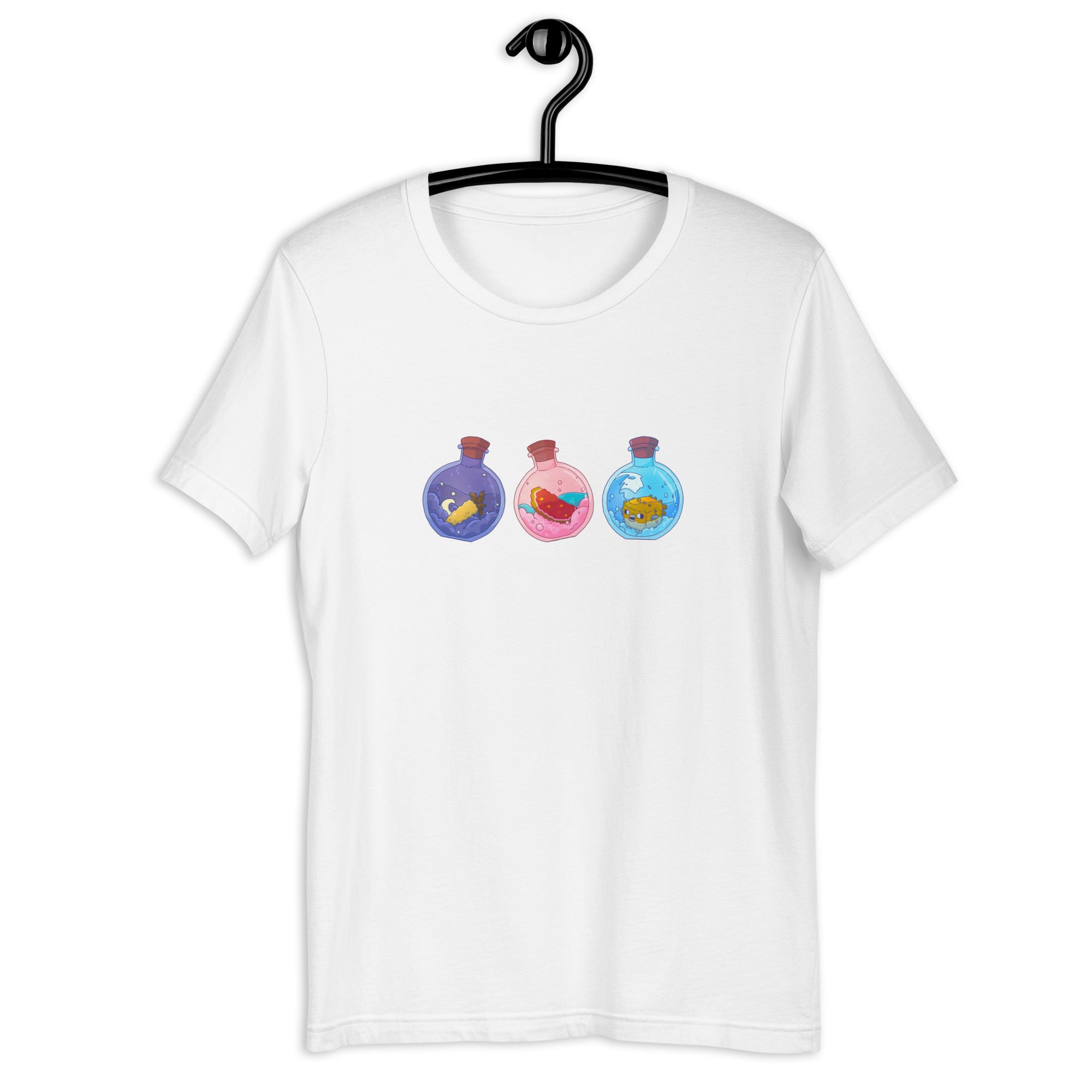 Potion Bottles | Unisex t-shirt | Minecraft Threads and Thistles Inventory