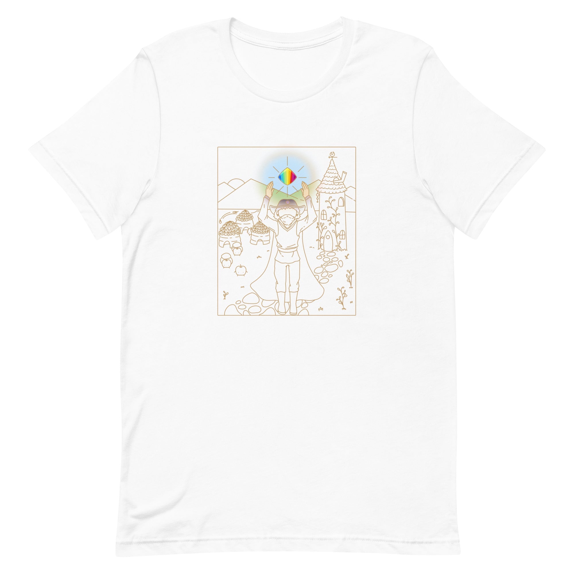 Wizard Taro Card | Unisex t-shirt | Stardew Valley Threads and Thistles Inventory White XS