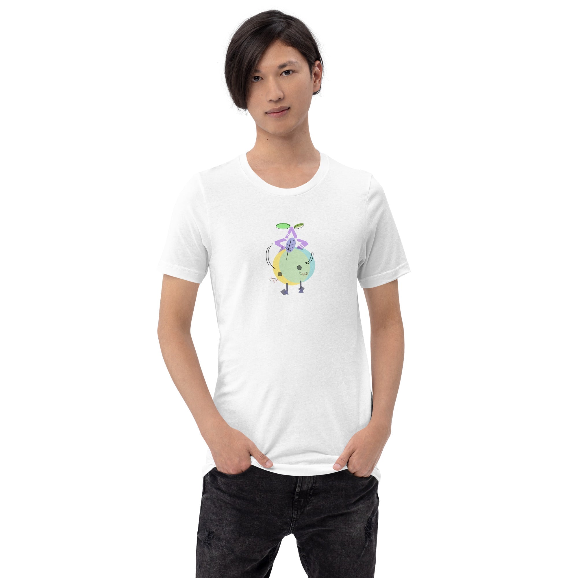 Picasso Junimo | Short-Sleeve Unisex T-Shirt | Stardew Valley Threads and Thistles Inventory 