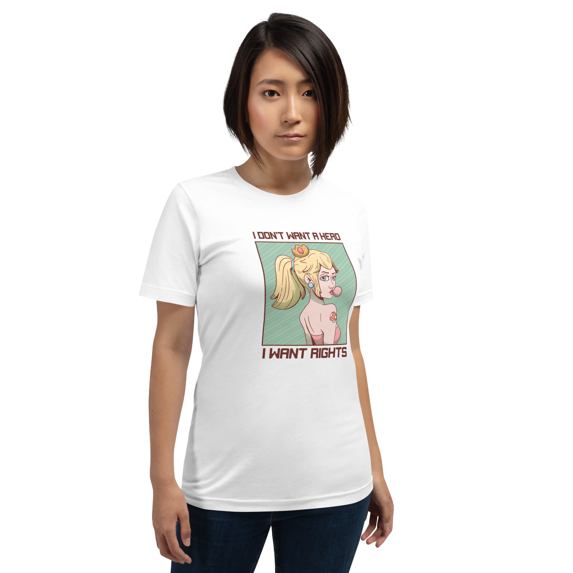 I Want Rights | Unisex t-shirt | Feminist Gamer Threads and Thistles Inventory