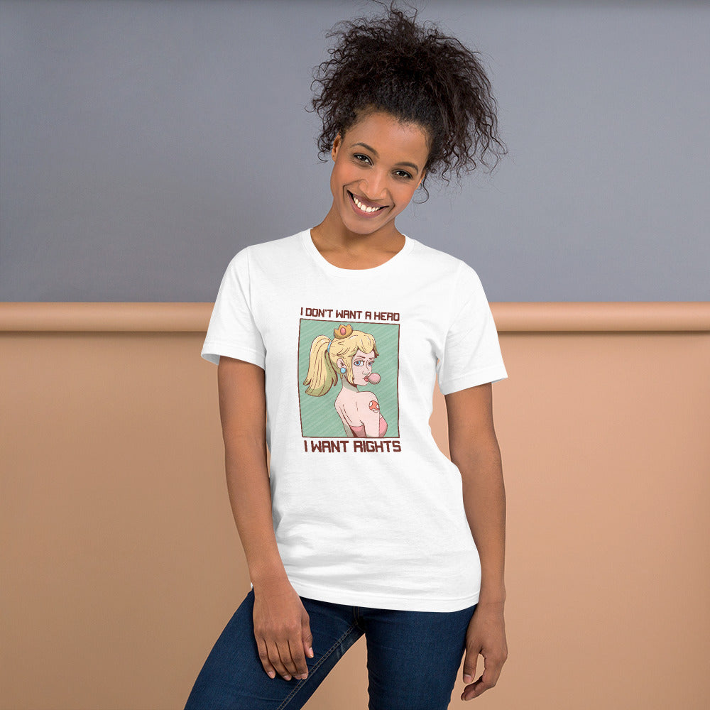 I Want Rights | Unisex t-shirt | Feminist Gamer Threads and Thistles Inventory