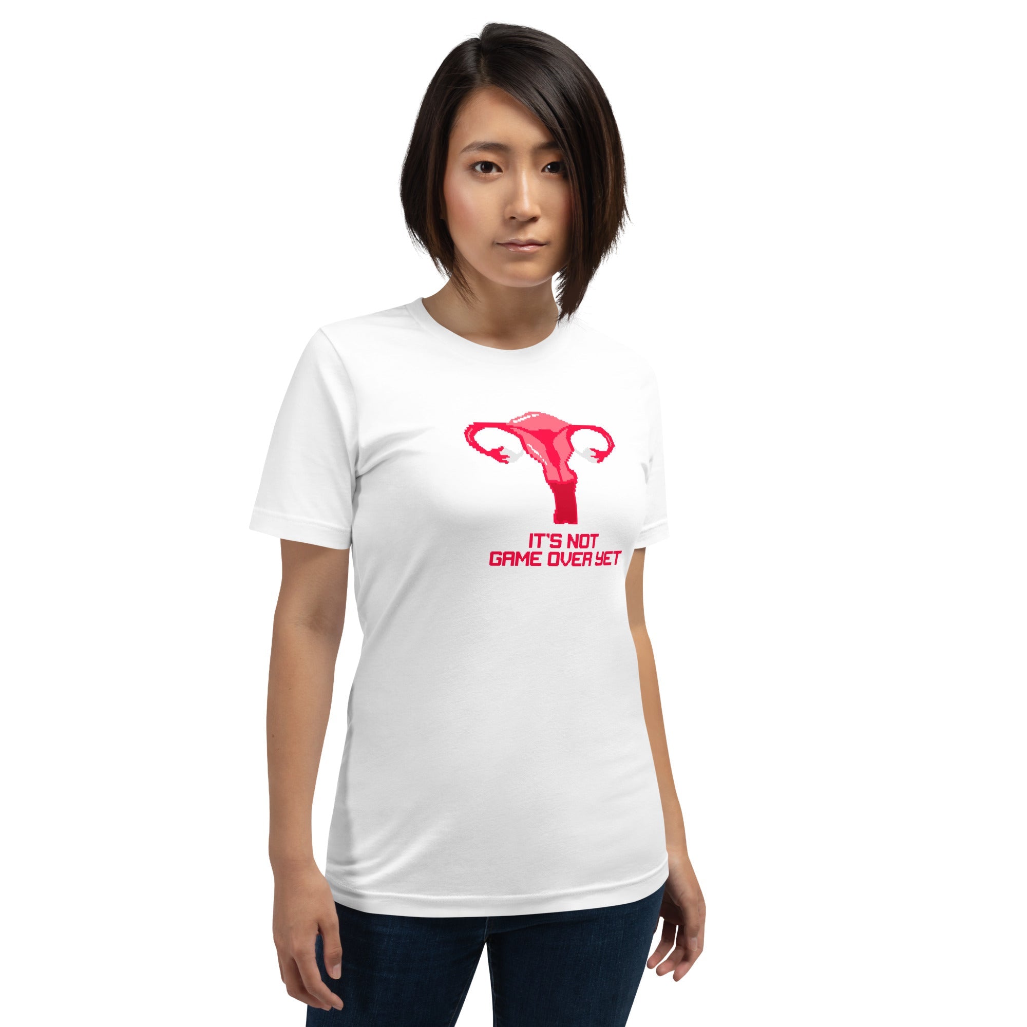 It's Not Game Over Yet | Unisex t-shirt | Feminist Gamer Threads and Thistles Inventory