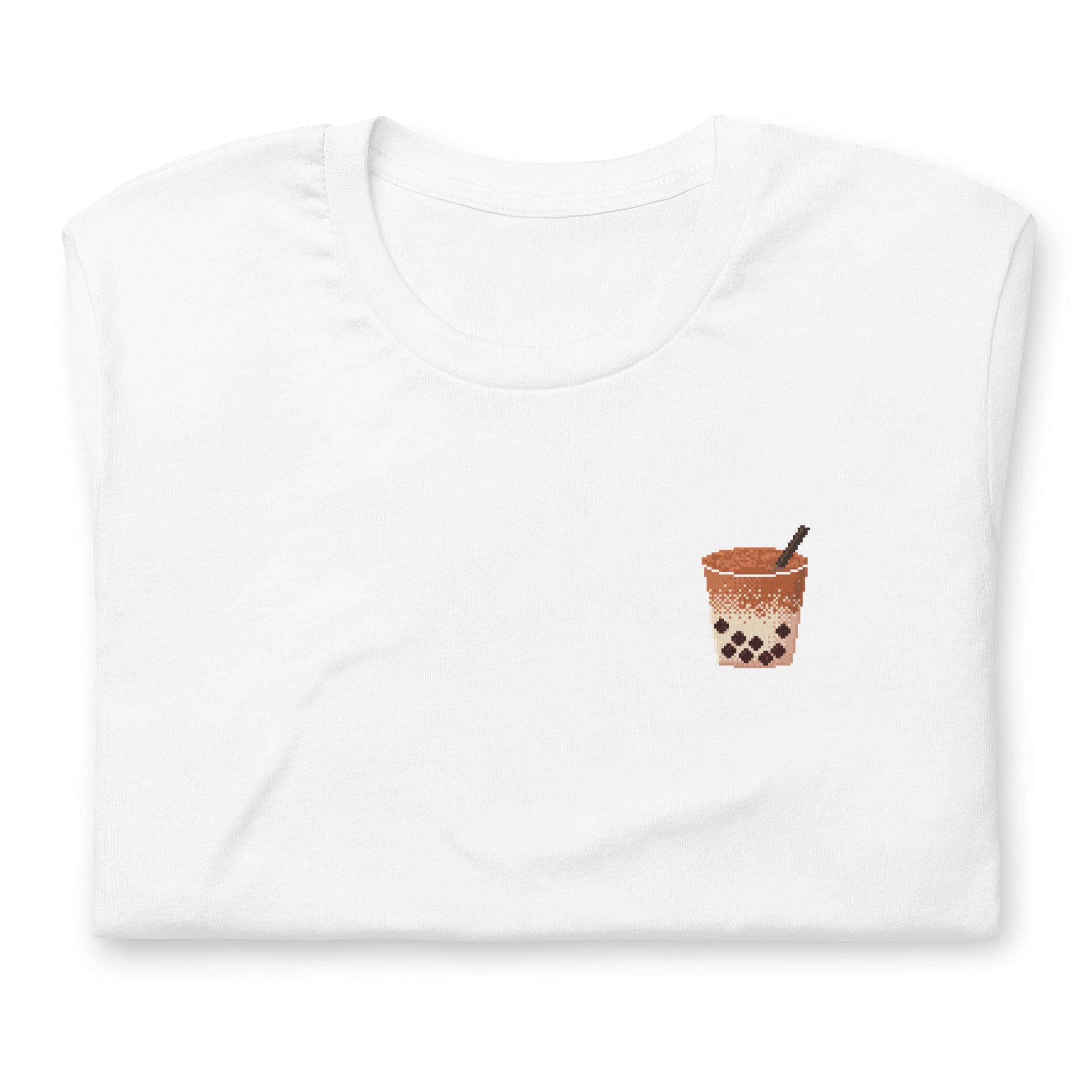 Pixel Boba | Unisex t-shirt | Cozy Gamer Threads and Thistles Inventory White XS