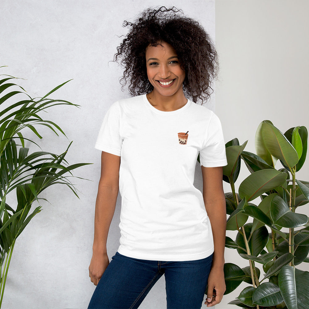 Pixel Boba | Unisex t-shirt | Cozy Gamer Threads and Thistles Inventory