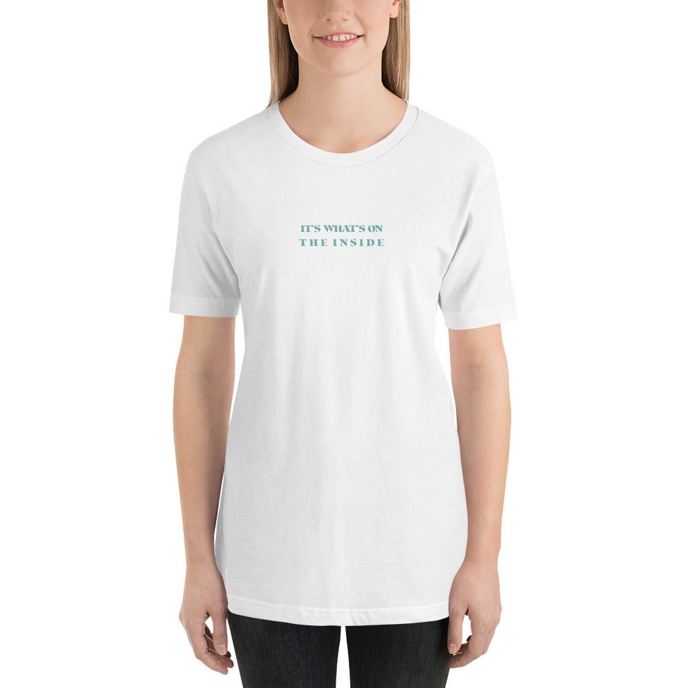 On The Inside | Front & Back Unisex T-Shirt T-Shirt Threads and Thistles Inventory