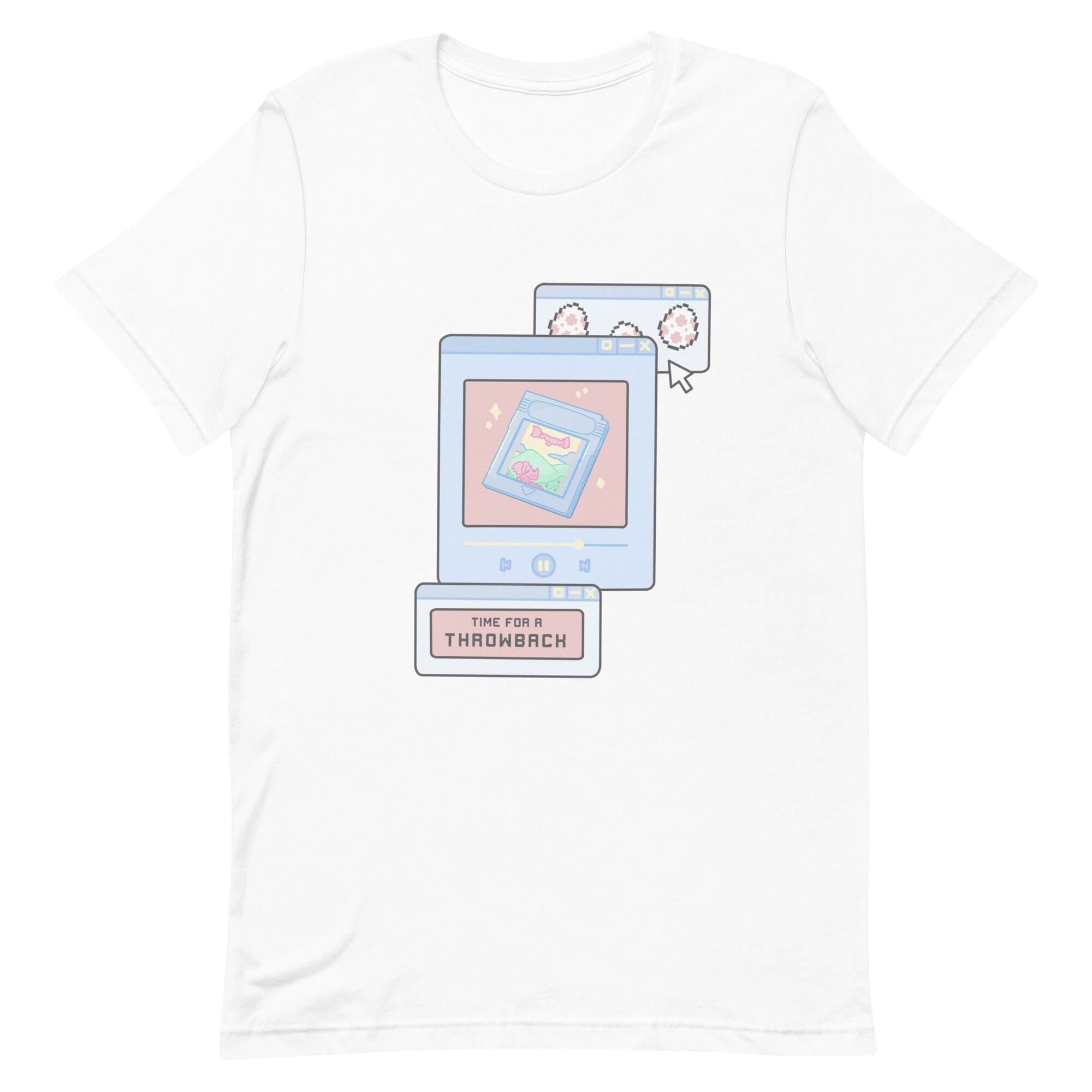 Time for a Throwback | Unisex t-shirt | Retro Gaming Threads & Thistles Inventory White XS