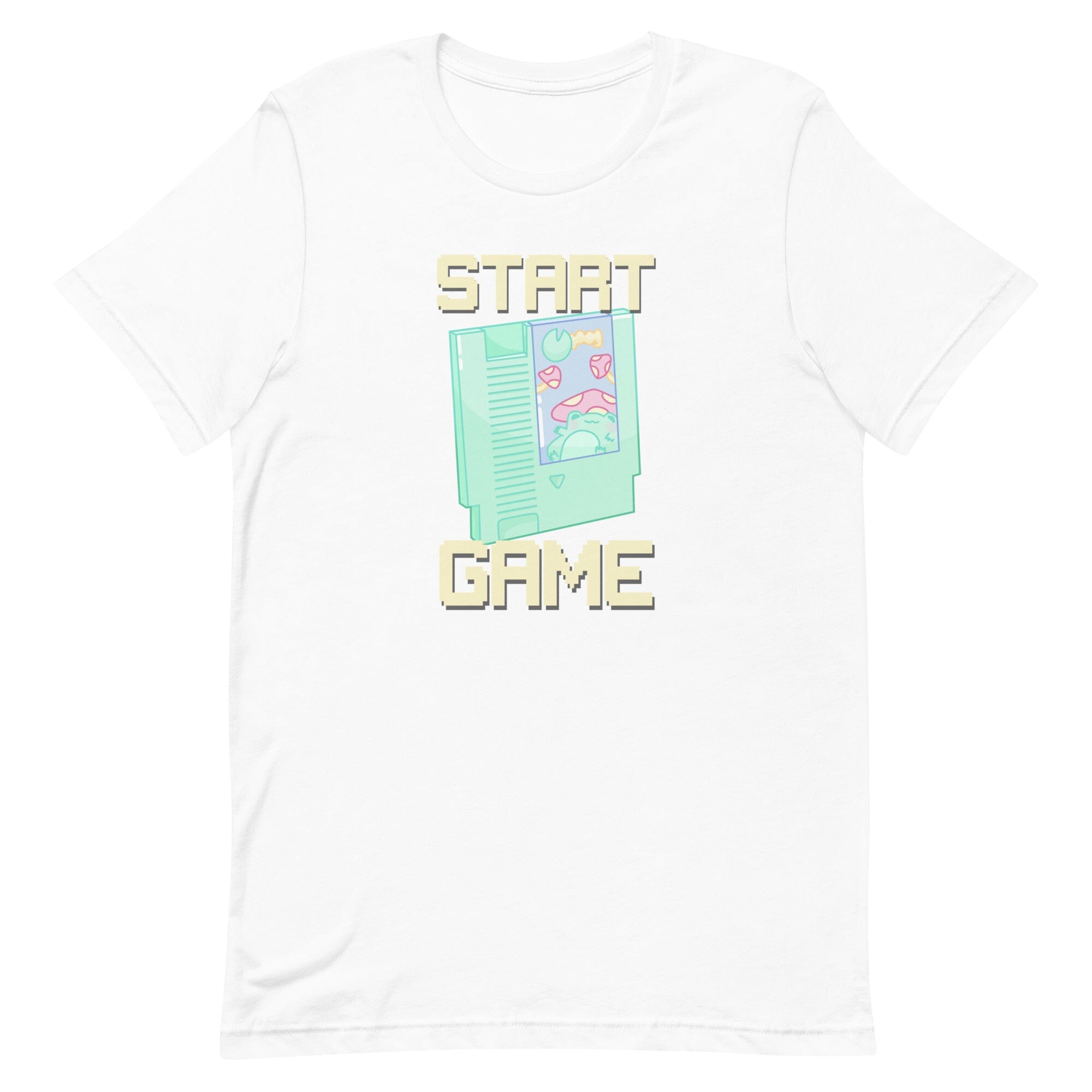 Start Game NES | Unisex t-shirt | Retro Gaming Threads & Thistles Inventory White XS