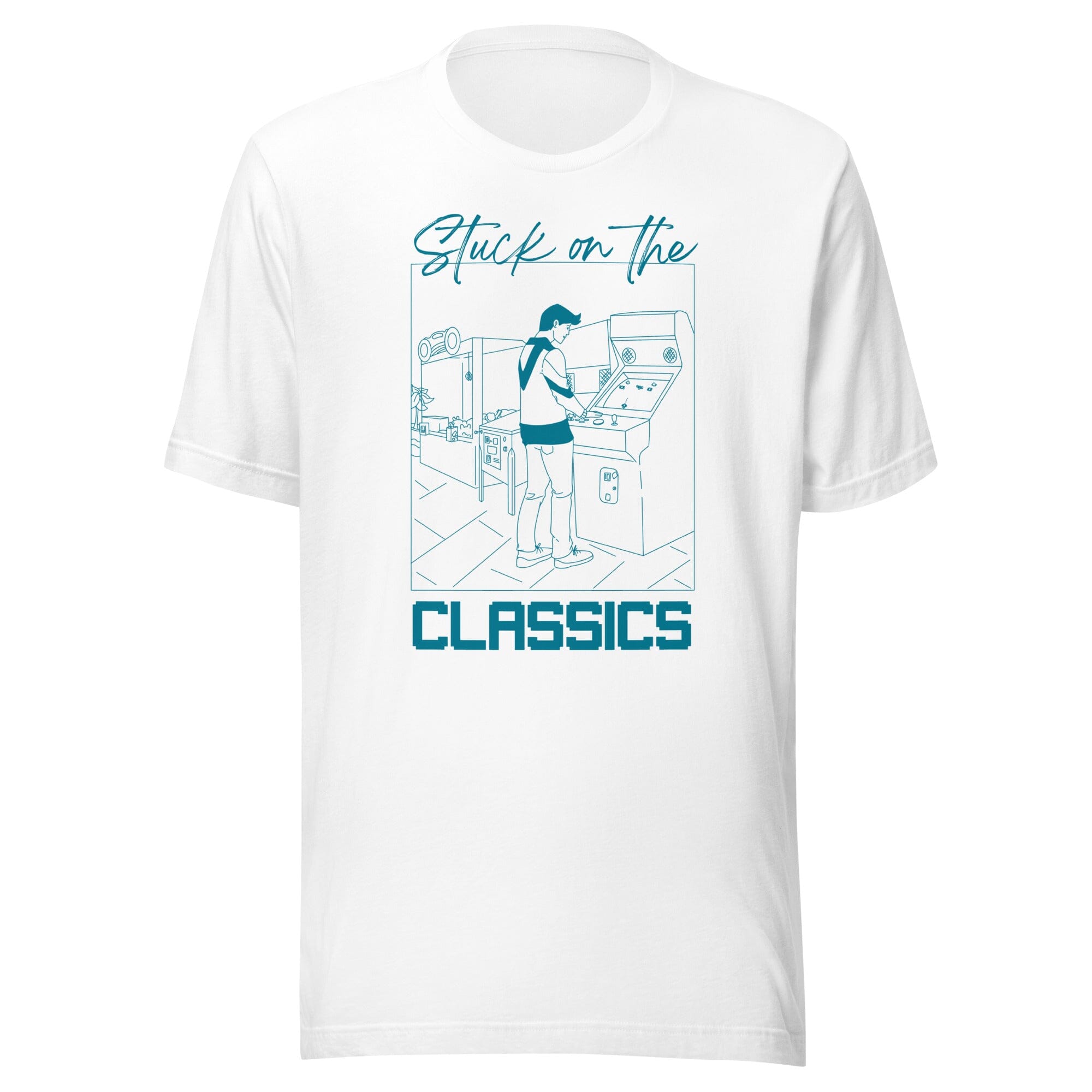 Stuck on the Classics | Unisex t-shirt | Retro Gaming Threads & Thistles Inventory