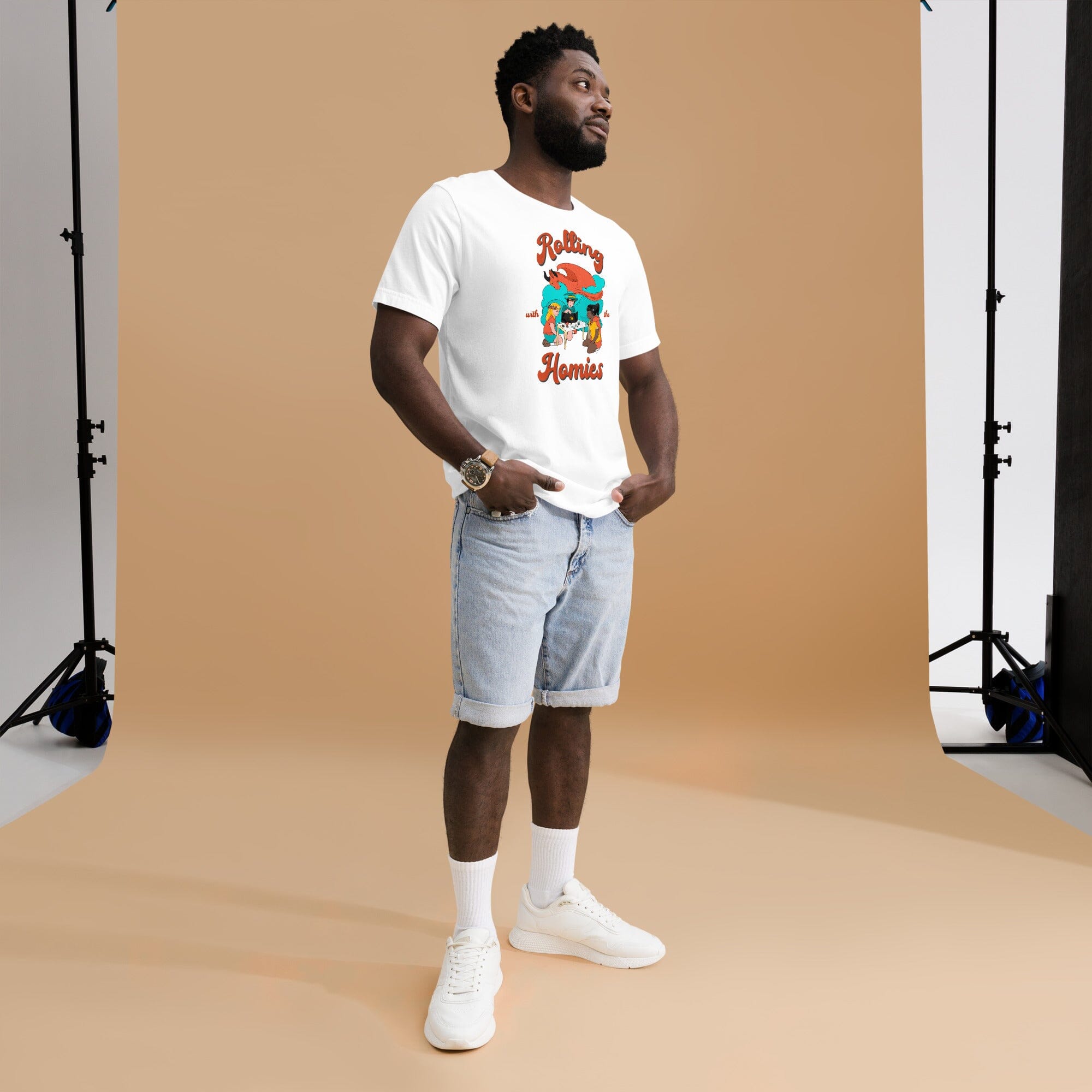 Rolling with the Homies | Unisex t-shirt | Retro Gaming Threads & Thistles Inventory