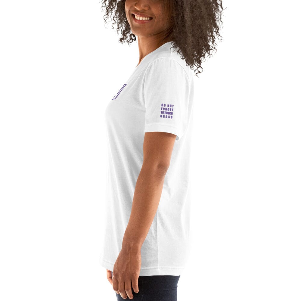 Touch Grass | Embroidered Unisex t-shirt | Gamer Affirmations Threads & Thistles Inventory
