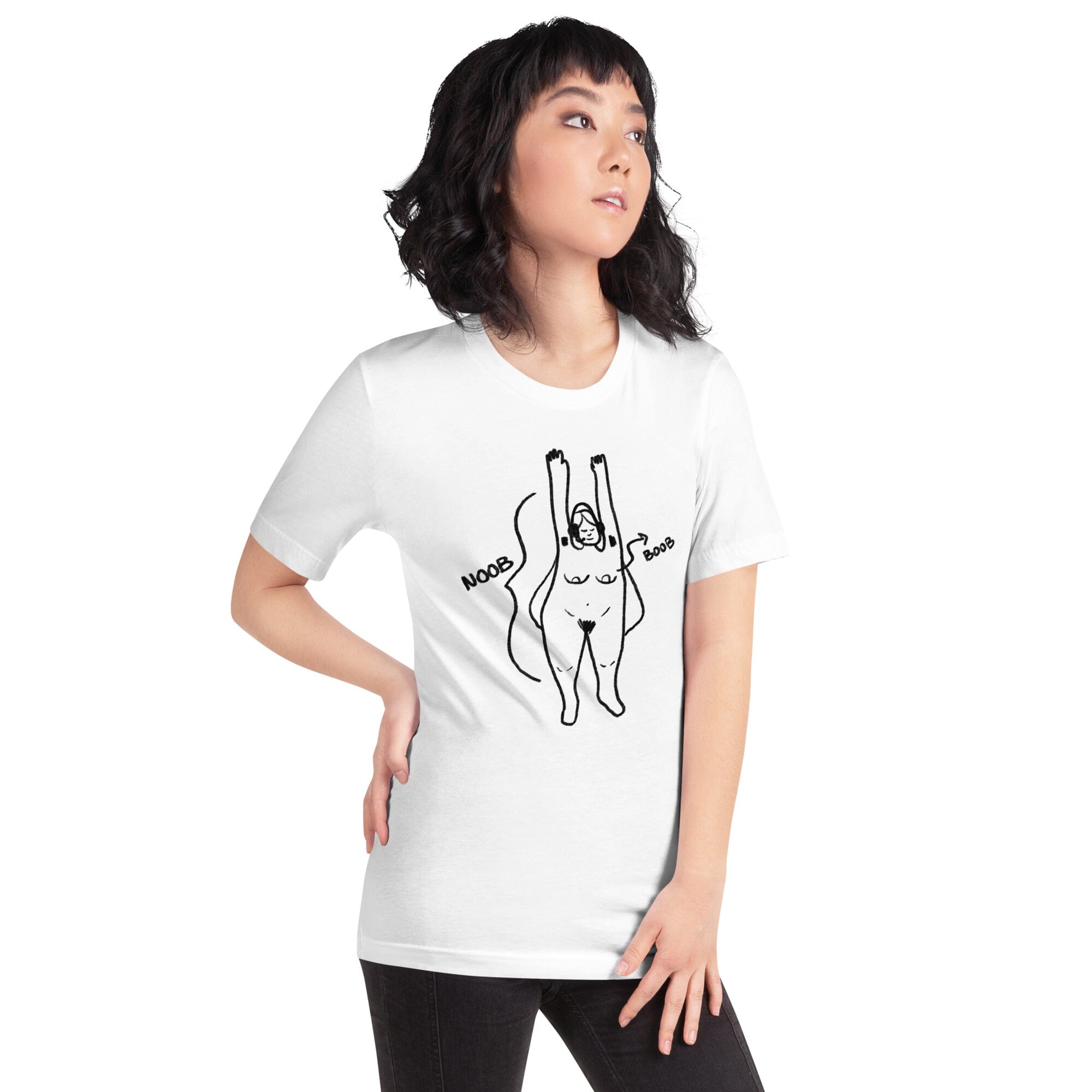 Noob Anatomy | Unisex t-shirt | Feminist Gamer Threads & Thistles Inventory