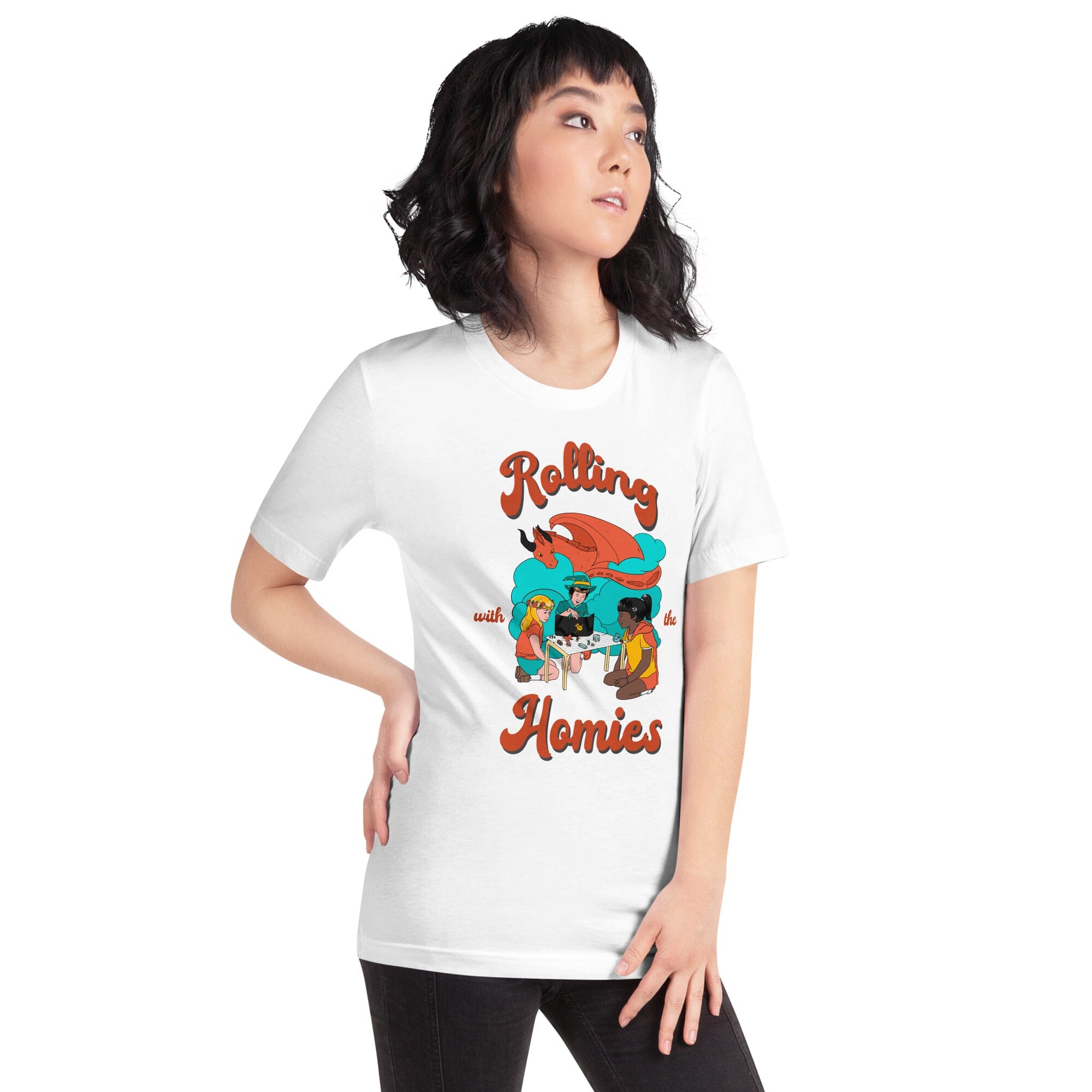 Rolling with the Homies | Unisex t-shirt | Retro Gaming Threads & Thistles Inventory