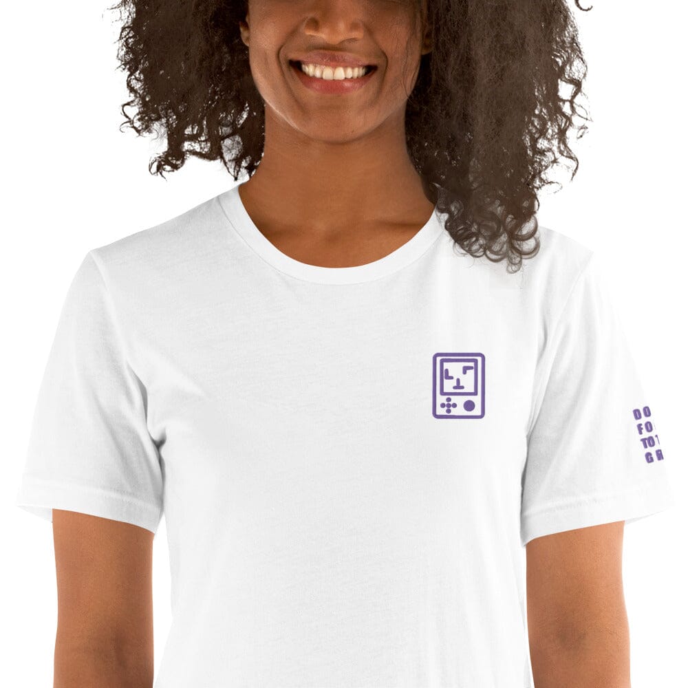 Touch Grass | Embroidered Unisex t-shirt | Gamer Affirmations Threads & Thistles Inventory