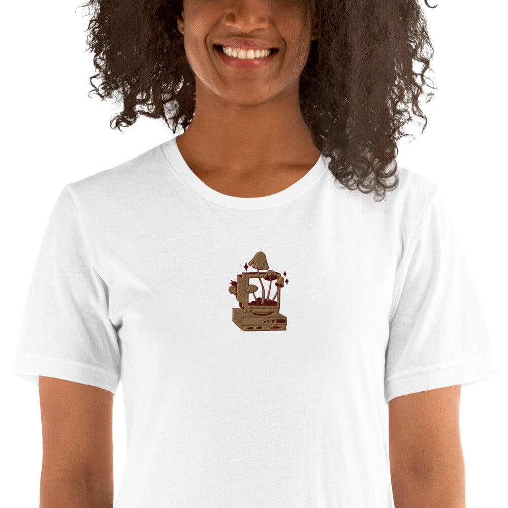 Cozy PC Gaming | Embroidered Unisex t-shirt | Cozy Gamer Threads & Thistles Inventory