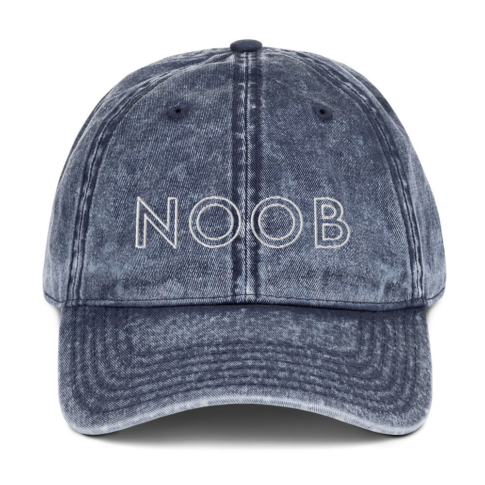 Noob | Vintage Denim Cap Threads and Thistles Inventory Navy