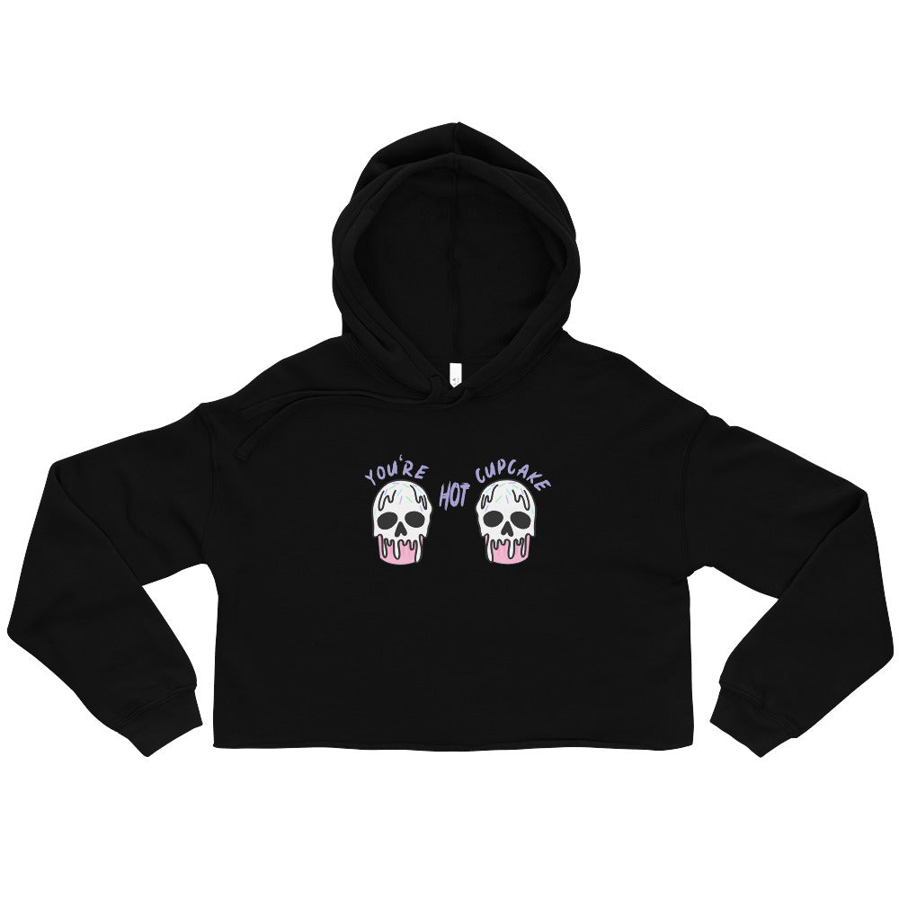 You're Hot Cupcake | Crop Hoodie | League of Legends Threads and Thistles Inventory Black S
